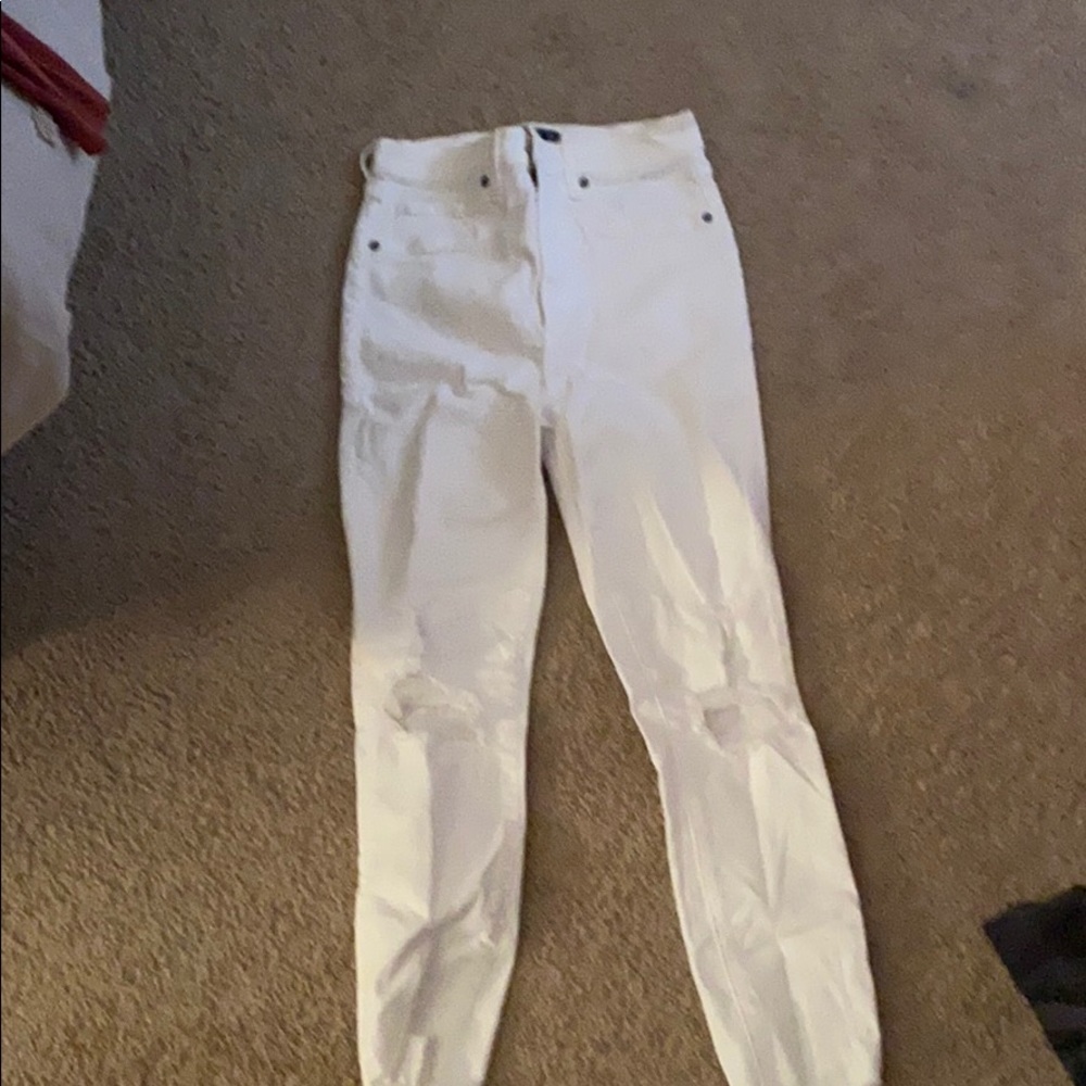 white jeans